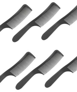 6pièces Peigne De Coiffure Pour Salon Lot De Adapté Cheveux Longs Courts Épais Usage Femmes Hommes Garçon Fille Soin Capillaire Quotidien