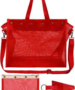 Sac organiseur de fil pour ranger les fournitures de tricot, organisateur de fil avec | Sacs de rangement pour projets de crochet et fil pour activités de plein air, école, petite amie, ami, sœur
