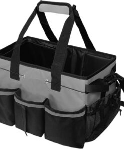 Sacs De Nettoyage pour Aide Ménagère Portable Stock Organisateur Tote | Organisateur Avec Poignée Rangement Outils Cuisine Salle De Bain Voiture Camping Dortoir Sac Fourre-Tout