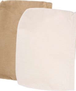 Trousse à Maquillage en Tissu 2 Pièces pour Femmes, Format Portable | Lot de 2, Fermeture Zippée Pratique, pour Petits Objets Personnels et Accessoires de Voyage
