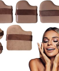 1 houppette de maquillage - Doux et réutilisable - Outils de beauté pour femmes - Fond de teint à la maison, contouring, voyage