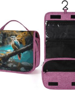 Trousse de toilette relaxante pour hommes et femmes, trousse de maquillage portable à crochet de suspension, trousse de maquillage pour accessoires, shampooing, conteneur pleine grandeur
