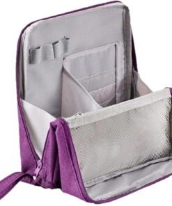 Trousse de toilette de pour femme - Grande capacité - Étanche - vertical, lilas, Siehe Beschreibung, Voir description | Accessoires cosmétiques pour fond de teint, rouge à lèvres, fard à paupières, crème solaire, shampoing