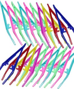 OUNONA 30 Pinces à Épiler Jetables pour Sourcils en Pp, Design Ergonomique, pour Maquillage, Lot Pratique pour Femmes Style Aléatoire