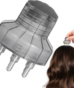 Applicateur d'Huile pour le Cuir Chevelu Masseur Ergonomique Précis 6 ml | Peigne À Huile Capillaire Pour Hommes Femmes Maison Spa Salon, Soin Répartition Uniforme