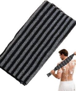 Body Cleaning Bath Cloth, Skin Renewal Shower Towel, Cleansing Spa Towel | Body Scrub Towel, Back Scrubber Towel for Bathroom Home Bathroom Spa Gym Hotel Daily Routine 39.37x9.84in