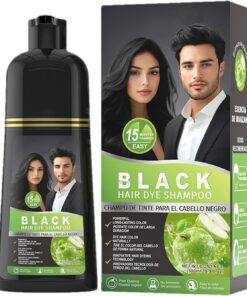 Shampooing Colorant Hydratant Parfumé Anti-Grisonnant | Couvre-Gris Hydratant Femmes, Salon, Maison, Soin Capillaire Naturel , Shampooing Cocooning
