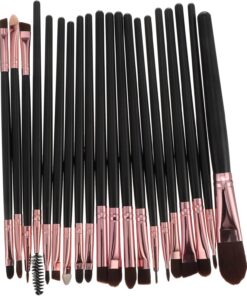 Housoutil 20pièces Lot de Pinceaux Maquillage pour Yeux et Sourcils Outils Cosmétiques pour Visage