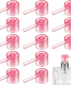 Ciieeo Outils de Transfert de Parfumerie 30 Pièces, Têtes de Pulvérisation en Pp, Simple à Utiliser, sans Assemblage, pour Parfum Femme, Style Récent Rose