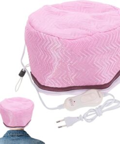 Appareil De Vapeur Pour Cheveux - Capuche Chauffante avec 2 Niveaux,Bonnet Chaleur Cheveux Portable,Pour Les Femmes Et Les Jeunes Filles Soin Des Spa Et Salon Coiffure