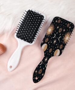 Peigne à cheveux de la collection Ramadan de style bohème, design à grandes dents larges, conçu pour les hommes et les femmes, adapté pour la coiffure et la coiffure, peigne de soins capillaires
