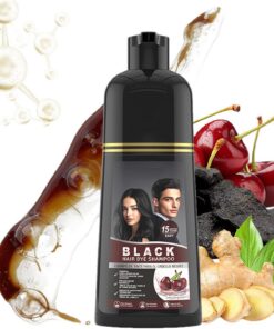 Shampooing Colorant Formule Hydratante, Anti-Gris, Parfumé, Bouteille 500 | Colorant Naturel pour Cheveux Gris Femmes, Salon, Maison, Soin Capillaire Naturel , Shampooing Cocooning