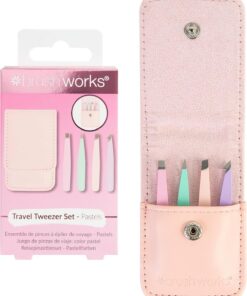 Brushworks Travel Tweezer Set - Pastels