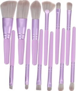 Gatuida Pinceaux de Maquillage pour Voyage Set Outils Cosmétiques avec Pinceaux Applicateurs et Accessoires de Beauté