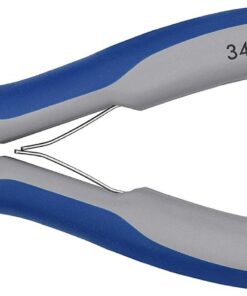 Knipex Tools 34 52 130 Pince à épiler demi-ronde, 5,25 cm
