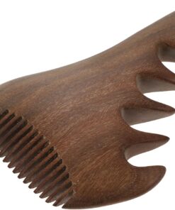 Housoutil Peigne De Massage En Bois De Santal Large Multifonction Grand Format Antistatique Pour Femmes Stimulation Cuir Chevelu Relaxation Points Acupuncture Soin Capillaire Portable