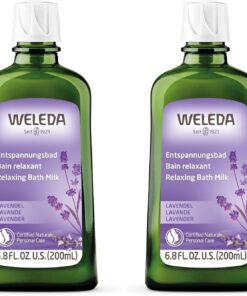 WELEDA - Bain relaxant à la Lavande - Calme et sérénité - Pour un moment de détente - NATRUE* - Vegan*** - 200ml (Lot de 2)