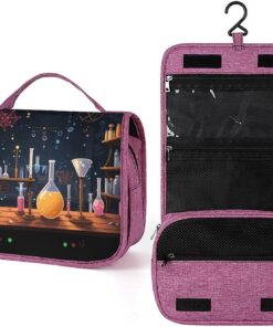 Trousse de toilette pour hommes et femmes, trousse de maquillage portable à crochet de suspension, trousse de maquillage pour accessoires, shampooing, conteneur pleine grandeur, articles de