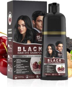 Shampooing Colorant Cheveux 500ml Parfumé Hydratant Moisturisant Gris | Soin Réducteur de Grisonnement Femmes, Salon, Maison, Soin Capillaire Naturel , Shampooing Cocooning