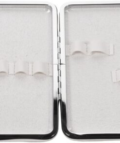 Angoily Organisateur de Pinces à Épiler Élégant en PU Compartiments Multiples, Étui Compact pour Rangement Sécurisé des Outils de Cils, pour Salon et Voyage