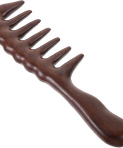 Ciieeo Peigne de Massage en Bois de Santal Portable et Léger pour Cheveux, Outil de Coiffure Démêlant pour Soins Capillaires et Relaxation du Cuir Chevelu