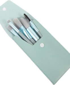 STOBAZA Kit de Pinceaux Maquillage pour Voyage Pinceau à Lèvres et Paupières Outils de Beauté pour Femme et Fille Cosmétiques Pratiques