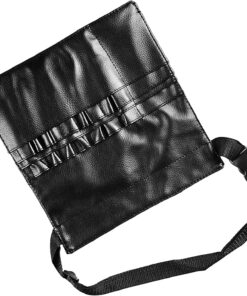Boucle de ceinture renforcée pour accessoires cosmétiques 22 poches pratique en cuir synthétique pour maquillage et pinceaux