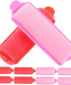Bigoudis en Éponge 24 Pièces Diamètre 2 Cm, Rouleaux pour Boucles Naturelles, Coiffure DIY pour Franges Aériennes, Soins Capillaires Léger et Facile Couleur Aléatoire
