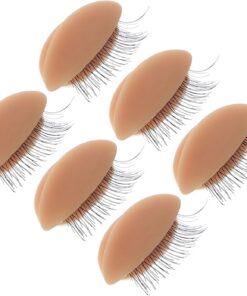 Housoutil 3paires Paupières De Remplacement Pour Modèle Entraînement Outil De Maquillage Pour Extensions De Cils