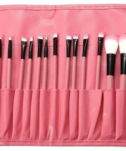 Ensemble de pinceaux de maquillage avec 24 pinceaux maquillage, sans perte, sans cruauté envers les animaux, toucher soyeux, outils professionnels pour femmes et filles en voyag