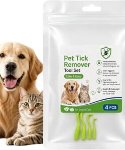 Tire-Tique Pince À Épiler De Toilettage Animaux Oreilles Nez Visage Poils | Outils Retire-Tiques Chien Pour Nez Oreille Tête Randonnée Camping Visage Sourcils Poils Chats