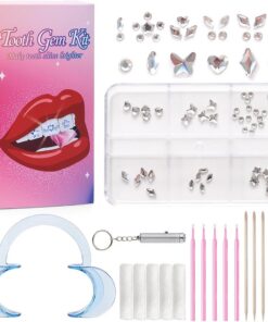 Ensemble de forets colorés pour décoration dentaire - Outils de bricolage - Différents modèles - Outils de beauté - 6 grilles - Accessoires de nail art (A, 7,5 x 5 x 1,2 cm)