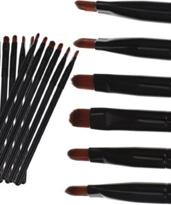 Healeved 36pièces Set De Pinceaux Maquillage Brosse De Détail Pinceau Eyeliner Plat Et Outils Ensemble De Brosse Pour Appliquer Fond De Teint Blush Et à Paupières