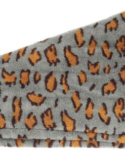VOSAREA Bonnet Polaire Corail à Motif Animalier, Bonnet Cheveux Secs Super Absorbant et Double Épaisseur, Serviette à Séchage Rapide pour Soin Capillaire, Accessoire Bain Vert