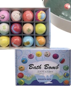 Bath Bubble Balls - Skin Moisturizing Supplies, Foaming Lushs Bombs with Oils, Fizzy Spa Aromatherapy, Moisturizer Body Care, Relaxation Soaking Kit for Providing a Luxury Home Spa Experience