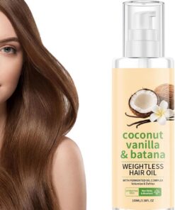 Huile Capillaire pour Cheveux Secs Lotion Hydratante Légère et Soyeuse | Soin Liquide pour Cheveux pour Maison Salle de Bain Chambre Femme Homme Fille
