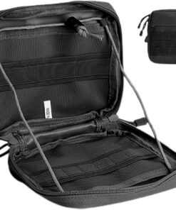 Sac à outils de camping, sac à médicaments, sac à outils de mécanicien | sac à outils robuste | Sac de rangement Oxford multifonctionnel pour pilulier et lampe pour le camping en plein air