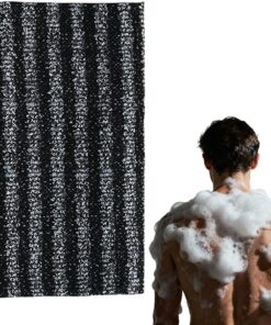 Washcloth, Quick Dry Shower Towel, Japanese Body Scrubbing Rag, Stretchable Nylon Texture with Gentle Foaming and Smooth Skin Effect, Bathing Cleaning Massage Women Men