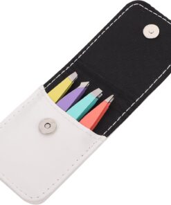 Healeved Lot de 4 Pinces à Sourcils Multifonctions pour Épilation Précise, Design Stable et Confortable, Outil Maquillage Indispensable pour Entretien des Sourcils