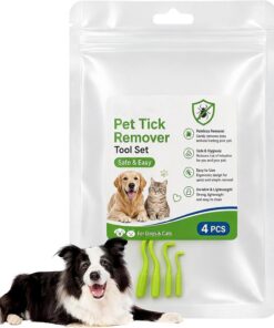 Pince À Tiques Pincette de toilettage pour animaux de compagnie | Outils Retire-Tiques Chien Pour Nez Oreille Tête Randonnée Camping Visage Sourcils Poils Chats
