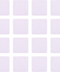 Housoutil Lingettes Nettoyantes pour Embouts de Flacons de Colle Tampons de Coton pour Colle à Extensions de Cils Compresses Sèches Violet Clair 1 Boîte de 50 Unités Outil Beauté pour