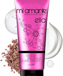 Mi Amante Crème Produit de soin des cheveux capillaire Masque capillaire sans sulfate sans silicone avec panthénol et huile de lin