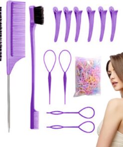 Outils de coiffure Kit de 14 Pièces Portable, Outils Légers et Ergonomiques | Accessoires de Coiffure Pour Salon, , Mariage, Soins Capillaires, Fêtes, Vacances, Événements