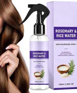 Spray de soin capillaire, absorption douce et rapide, solution nourrissante légère, booster de force des racines, flacon compact de 100 ml pour femmes et hommes, réduit les frisottis, aspect plus comp