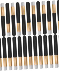 Gatuida 30pièces Lot de Mini Pinceaux Maquillage Application Lèvres Correcteur Nettoyage Cils Pores Nez Accessoires Portables