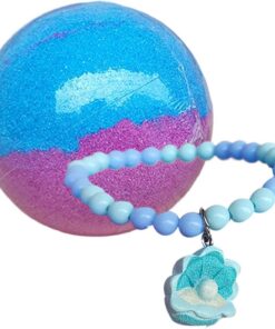 Shower Salt Ball, Bath Bubble Brush, Body Cleansing Sphere, Interactive Spa Relaxation Tool for Boys Girls Young Child Home Travel Bathroom Dorm Birthday Offer Care Skin Clean Routine Use Tool