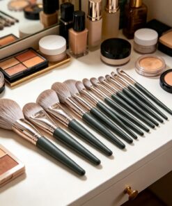 Pinceaux pour le Trousse Outils Cosmétiques | Kit de Pinceaux pour Femme Routine Quotidienne Entraînement et Pratique Domestique Salon et en