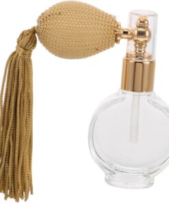 Healeved Flacon Vaporisateur de Voyage, Spray Bottle en Verre Vintage, Vaporisateur de Parfum Réglable, Portable, pour Outil de Maquillage et Voyage