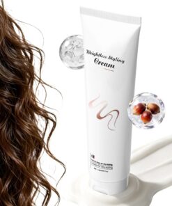 Crème Coiffante Hydratante 148ml Lotion Nourrissante pour Cheveux | Lisseuse Capillaire Lissante pour Domicile Salon Salle de Bain Douche Nuit