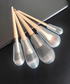Lot de 10 pinceaux de maquillage en EVA réutilisables, anti-frisottis, manchons transparents anti-poussière pour l'organisation de voyage, outils d'artistes professionnels, accessoires de beauté